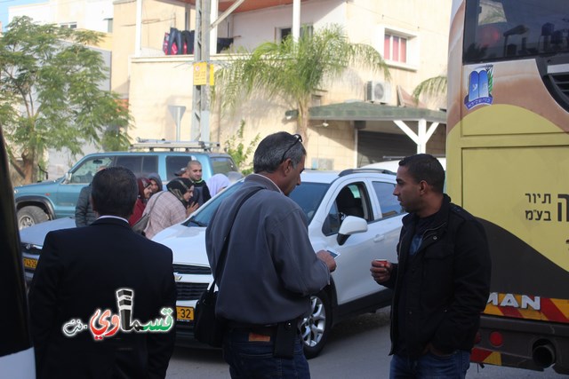  كفرقاسم : فوج الطائرة والثاني من عمرات الشتاء يغادر البلدة الى الديار الحجازية عبر مطار بن جوريون مع الاداري زهير العمشه  ابو الصراط  